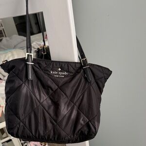 Kate Spade Black Quilted Shoulder Bag